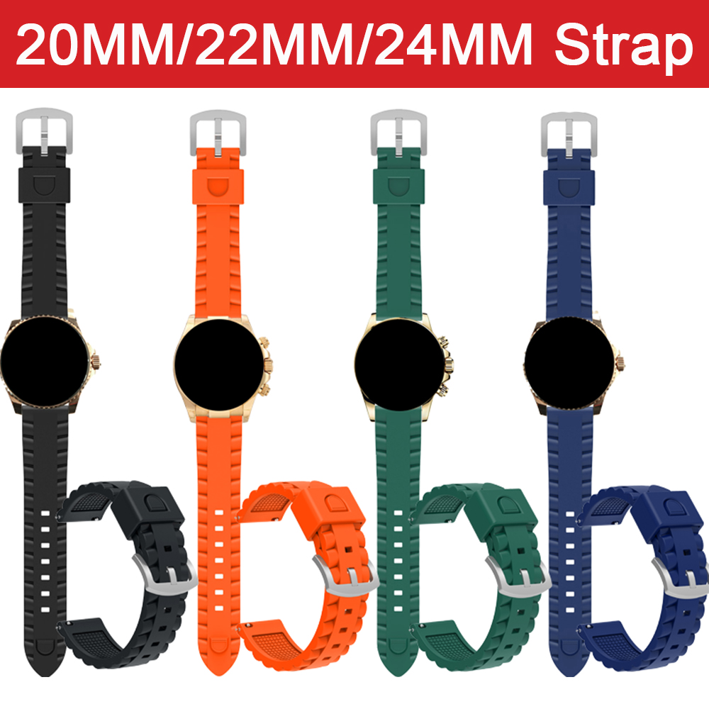 Silicone Watch Band 22Mm - 20mm 22mm 24mm 퀵 릴리스 스마트