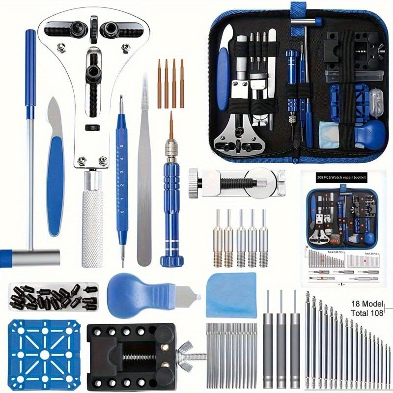 Spring Bar Tool Set - 208개/세트 전문 시계 수리 도구 키트