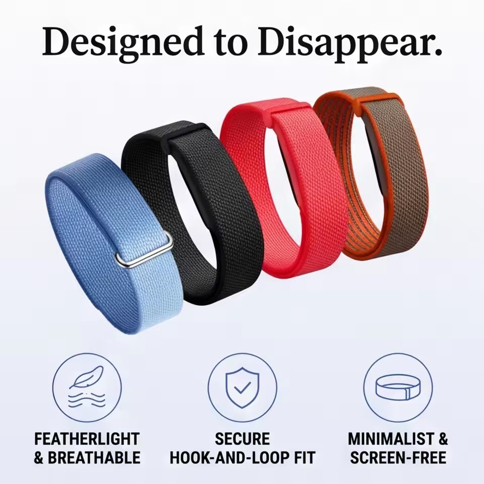 Sport Loop Velcro - Google Fitbit Air 벨크로 팔찌용 나일론