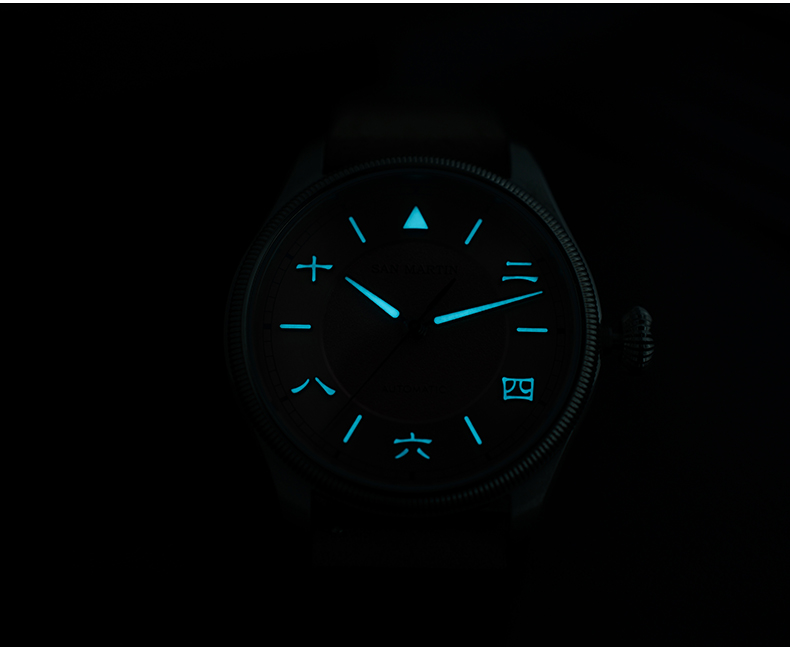 산 마틴 남성용 자동 시계 39.5mm 기계식 손목시계 - Leather Strap Quick Release 리뷰 및 가격