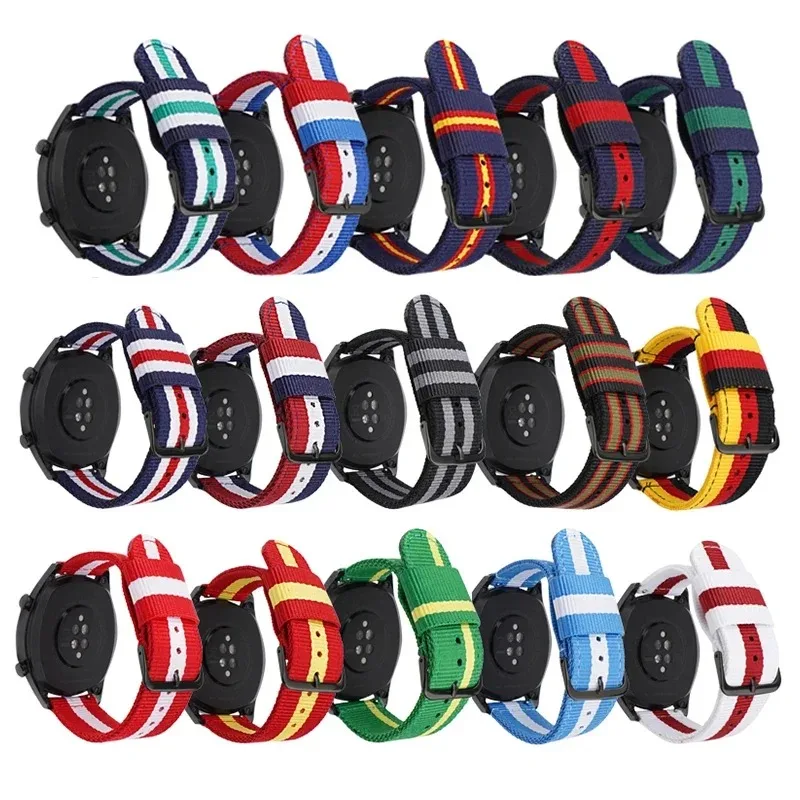 나일론 시계줄 20mm 22mm 퀵 릴리즈 남녀 공용  - Canvas Strap Watch 리뷰 및 가격