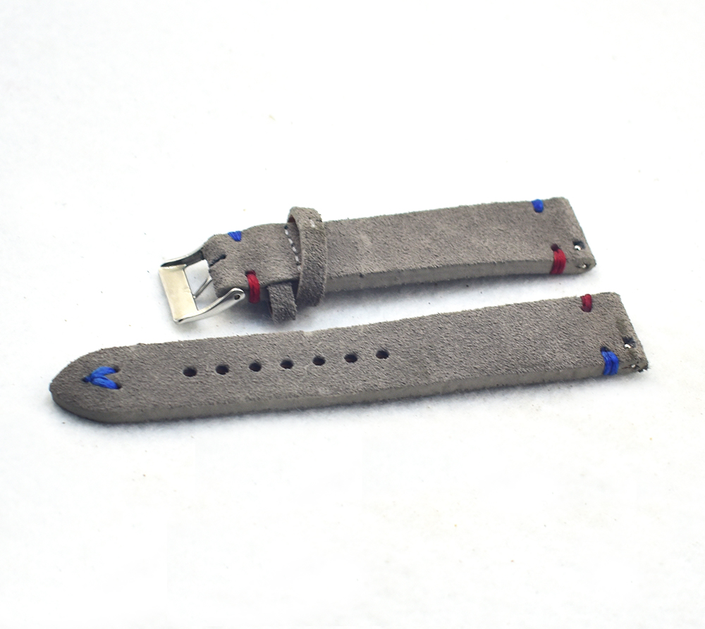 레트로 정품 가죽 시계 밴드 18mm 20mm 22mm - Suede Strap Watch 리뷰 및 가격