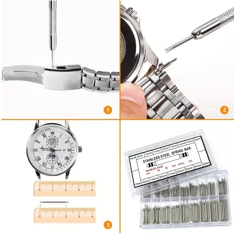 270pcs 스테인레스 스틸 스프링 바 세트 직경 1. - Spring Bar Tool Set 리뷰 및 가격