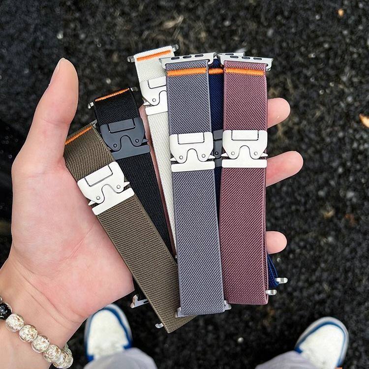 애플워치 울트라 3 밴드 49mm 44mm 46mm 4 - Parachute Strap Elastic 리뷰 및 가격