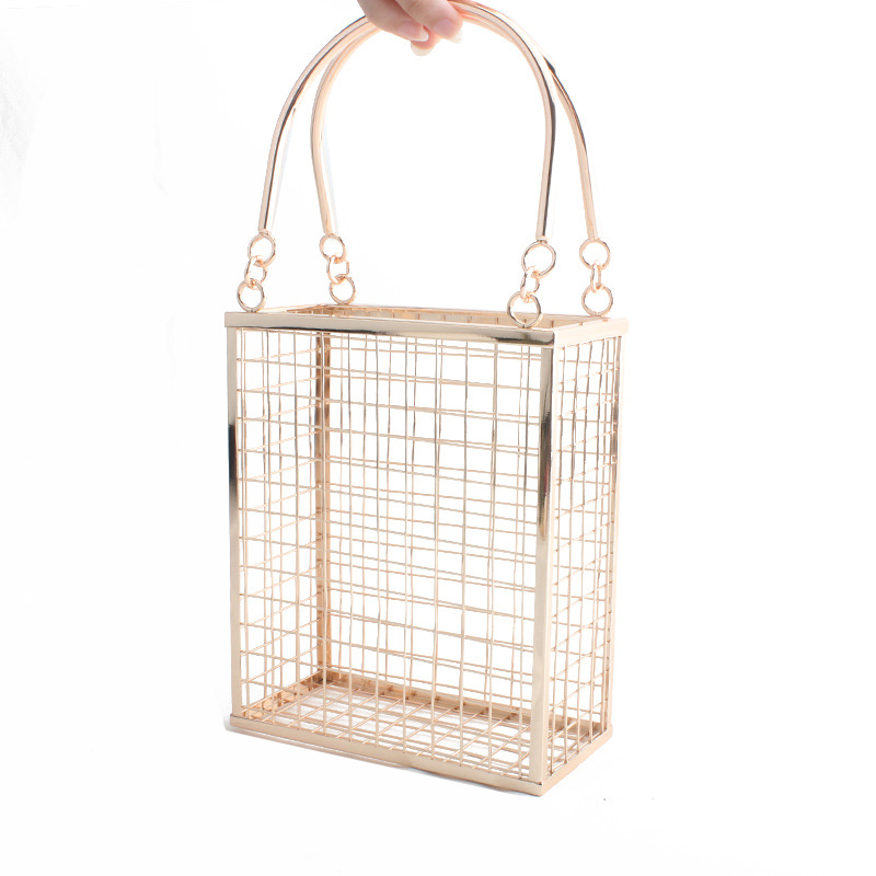 봄과 여름 메탈 홀로우 숄더백 패션 아이언 메쉬 여성용 - Mesh Strap Metal 리뷰 및 가격