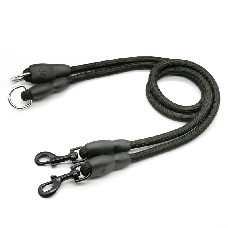 강아지 산책용 이중 가죽 끈, 분리형 개 체인, 두 개 - Leather Strap Quick Release 리뷰 및 가격