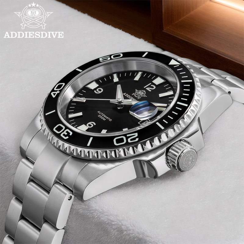 ADDIESDIVE 새로운 다이빙 선물 시계 남자 82 - Stainless Bracelet Diver 리뷰 및 가격