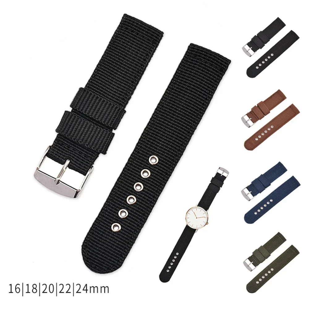범용 교체 캔버스 시계 밴드, 부드럽고 편안한 나일론  - Canvas Strap Watch 리뷰 및 가격