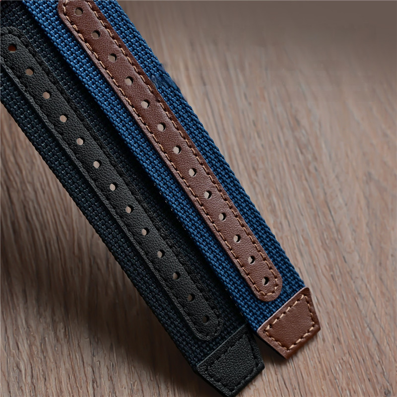 나일론 리브형 시계 밴드 20mm 22mm 유니버설 남 - Canvas Strap Watch 리뷰 및 가격