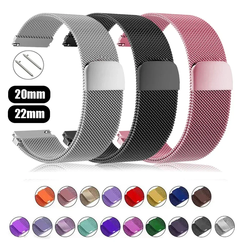 삼성에 적합한 갤럭시 워치 4 5 프로 4 클래식 액티 - Milanese Loop Magnetic 리뷰 및 가격