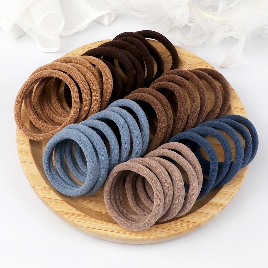 50 개/대 여자 기본 헤어 밴드 4cm 간단한 단색  - Silicone Band Women 리뷰 및 가격