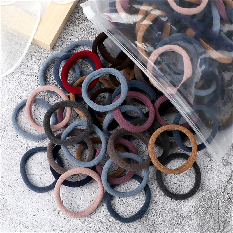 50 개/대 여자 기본 헤어 밴드 4cm 간단한 단색  - Silicone Band Women 리뷰 및 가격