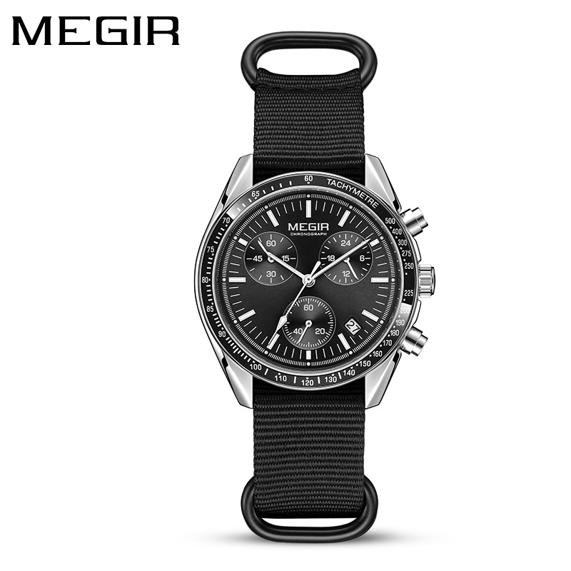 메기르 2247 새로운 명품 남성용 시계 캔버스 브레이 - Canvas Strap Watch 리뷰 및 가격