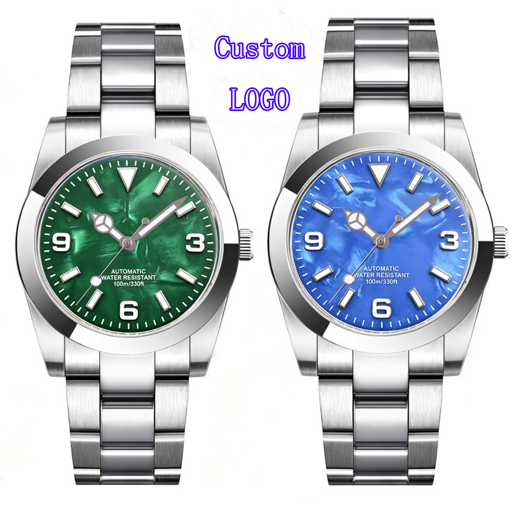 커스텀 로고 시계 36mm 39mm 자개 다이얼 NH3 - Stainless Bracelet Diver 리뷰 및 가격