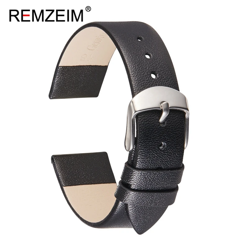 REMZEIM 소프트 초박형 송아지 가죽 시계 스트랩  - Suede Strap Watch 리뷰 및 가격