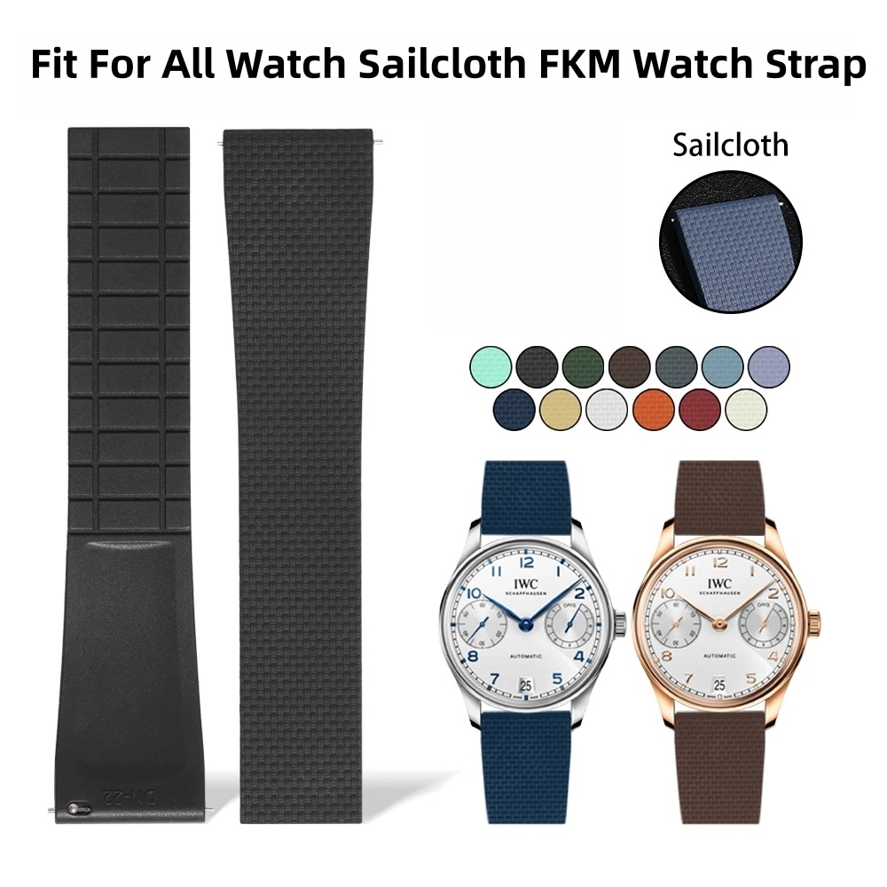 새로운 디자인 CTS FKM 러버 시계 스트랩 20mm - Suede Strap Watch 리뷰 및 가격