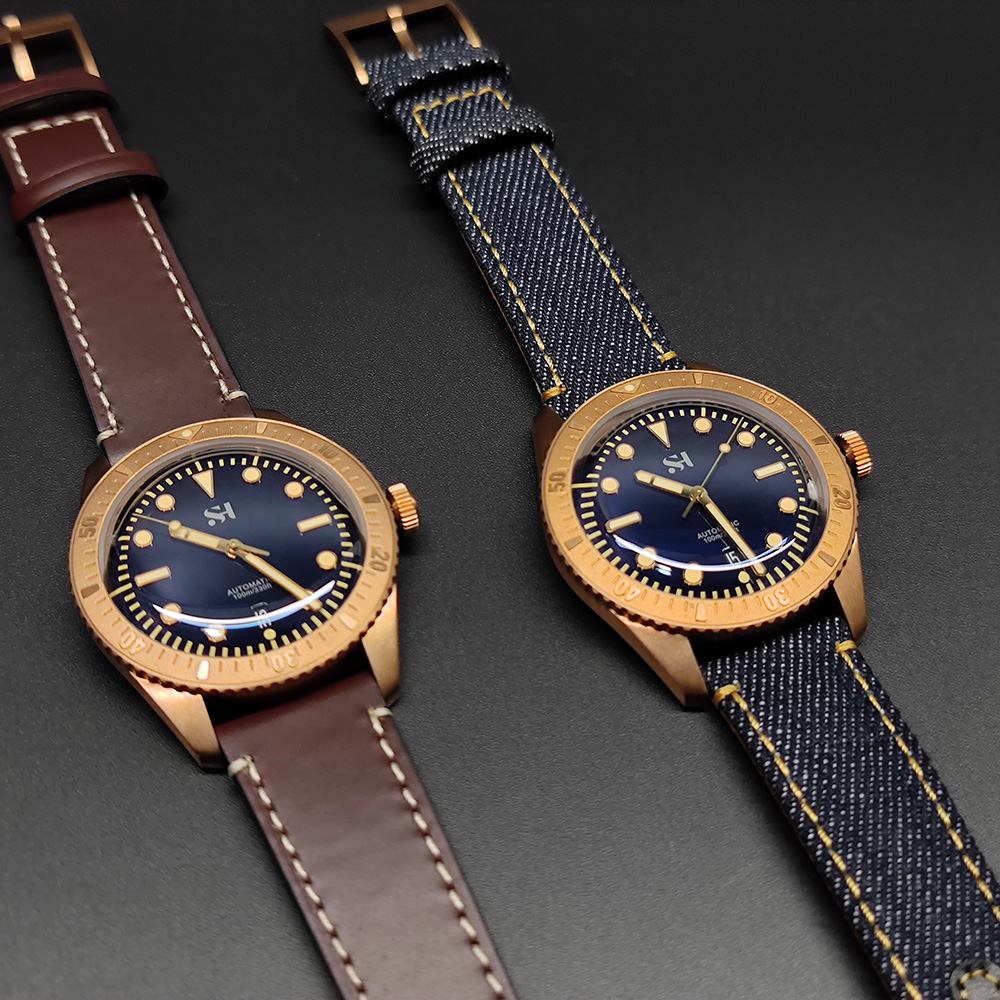 청동 남성용 기계식 손목시계, 시걸 PT5000 무브먼 - Canvas Strap Watch 리뷰 및 가격