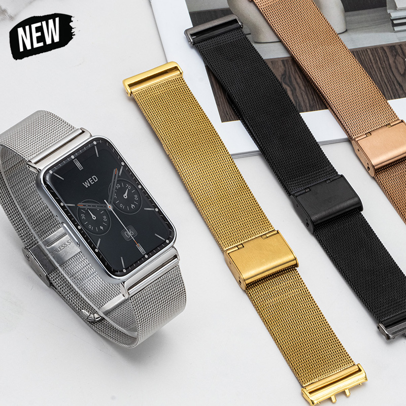 삼성 갤럭시 워치 핏 3용 스테인리스 스틸 스트랩 럭셔 - Mesh Strap Metal 리뷰 및 가격
