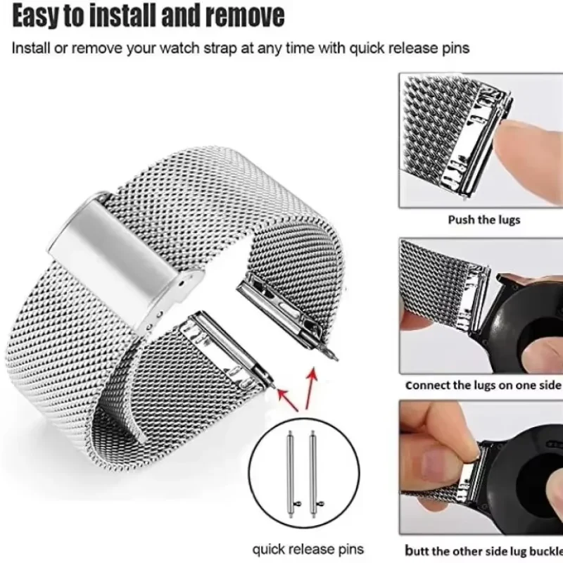 Oneplus Watch 3 용 18mm 마그네틱 밀라 - Milanese Loop Magnetic 리뷰 및 가격