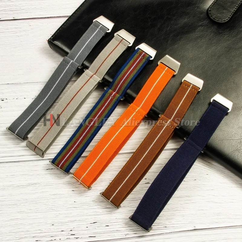타이드 스포츠 팔찌용 오메가용 세이코용 탄성 나일론 시 - Parachute Strap Elastic 리뷰 및 가격