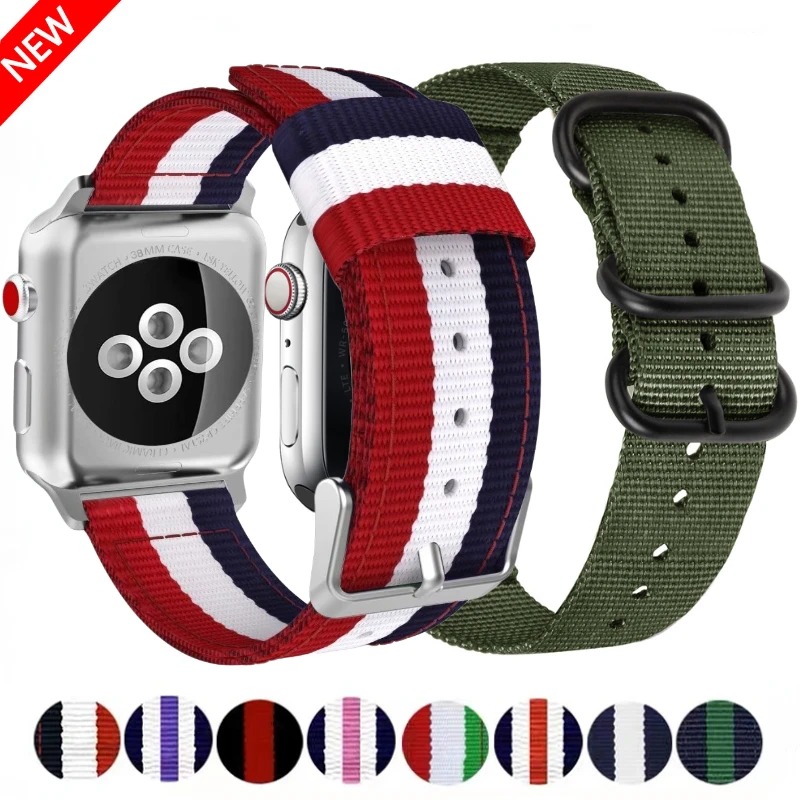 Apple Watch 용 나일론 캔버스 스트랩 10 9 - Canvas Strap Watch 리뷰 및 가격