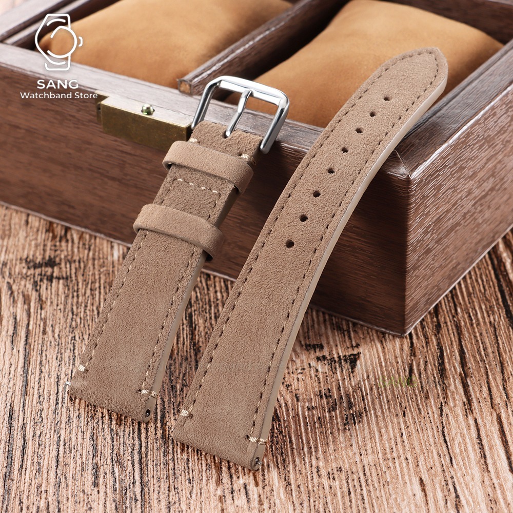 20mm 22mm 유니버설 남녀 빈티지 스웨이드 가죽  - Suede Strap Watch 리뷰 및 가격