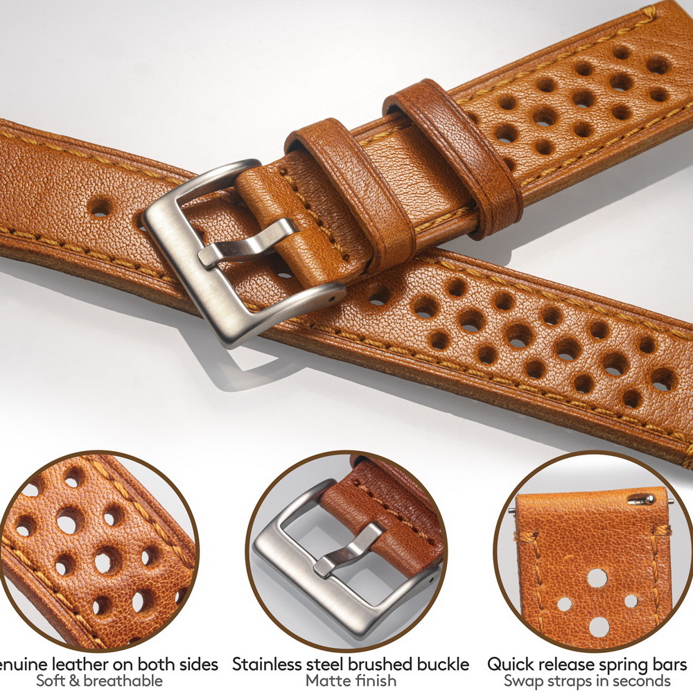 Hemsut 소가죽 시계 밴드 퀵 릴리스 부드러운 통기 - Suede Strap Watch 리뷰 및 가격
