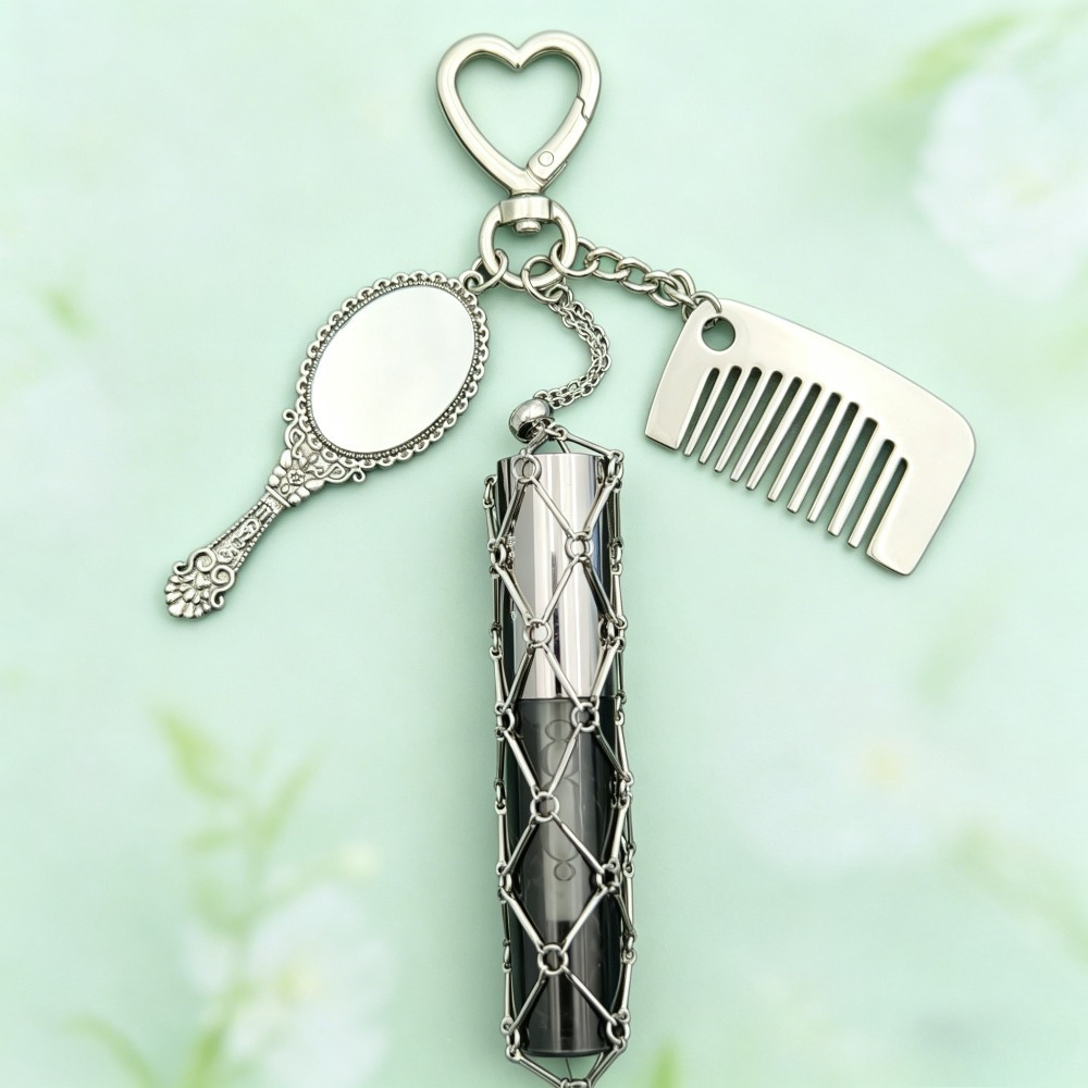 빈티지 메탈 메쉬 립스틱 가방 키체인 휴대용 네트 포켓 - Mesh Strap Metal 리뷰 및 가격
