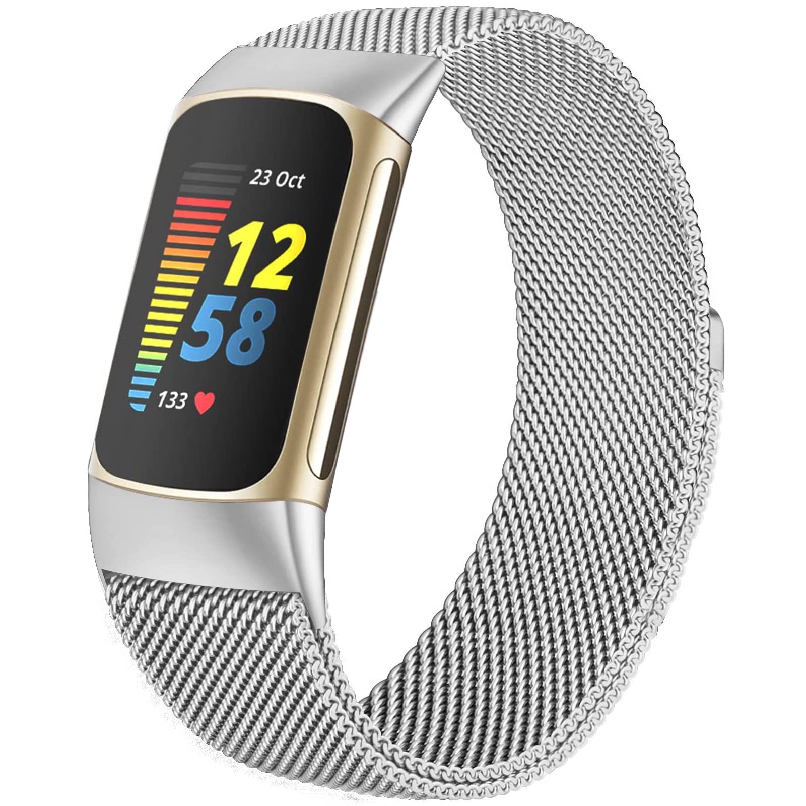Fitbit 충전용 밀라노 루프 6 5 밴드 교체 충전 - Milanese Loop Magnetic 리뷰 및 가격
