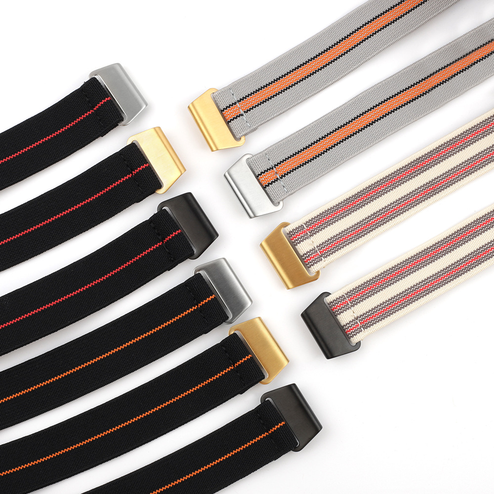낙하산 나일론 시계 밴드 18mm 20mm 22mm 녹 - Parachute Strap Elastic 리뷰 및 가격