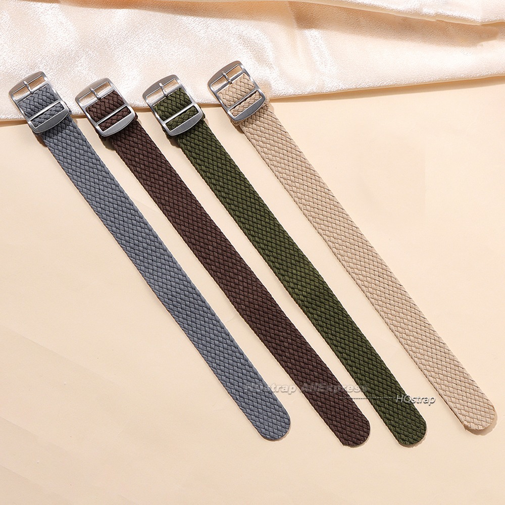 나일론 직조 캔버스 시계 밴드 14mm 16mm 18m - Perlon Strap Woven 리뷰 및 가격